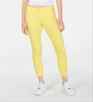 Celebrity Pink Junior's Skinny Ankle Jeans Yellow Size -0