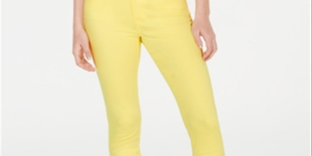 Celebrity Pink Junior's Skinny Ankle Jeans Yellow Size -0