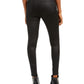 Kendall + Kylie Women's Coated Zipper Pocket Skinny Jeans Black Size 32