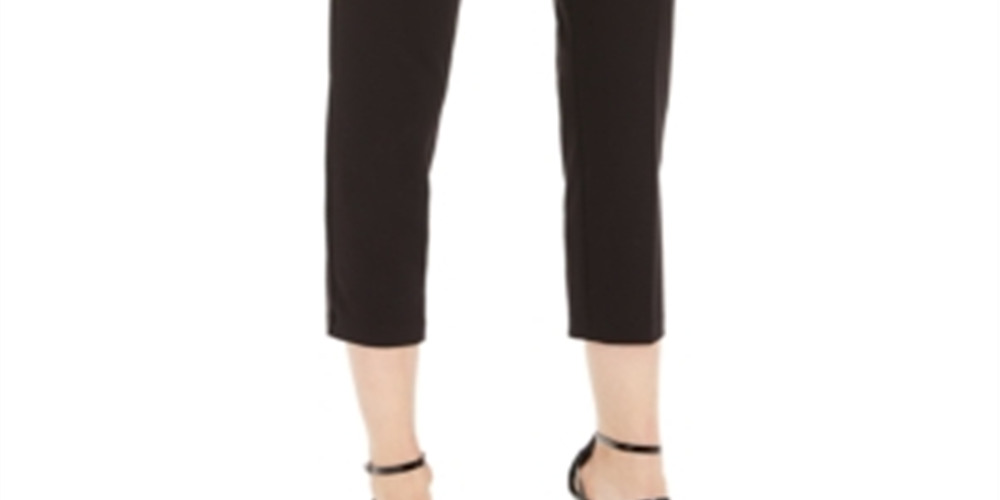 Calvin Klein Women's Classic Knit Pants Black Size 8P
