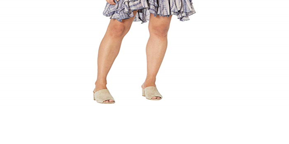 Free People Women's Adella Lace Tie Dye Mini Dress Blue Size Small