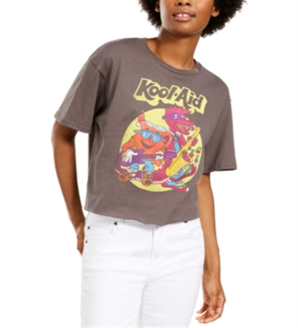 Mad Engine Junior's Kool Aid Retro T-Shirt Gray Size M