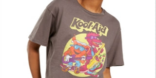 Mad Engine Junior's Kool Aid Retro T-Shirt Gray Size M