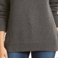 Karen Scott Women's Mock Neck Shimmer Sweater Black Size Small