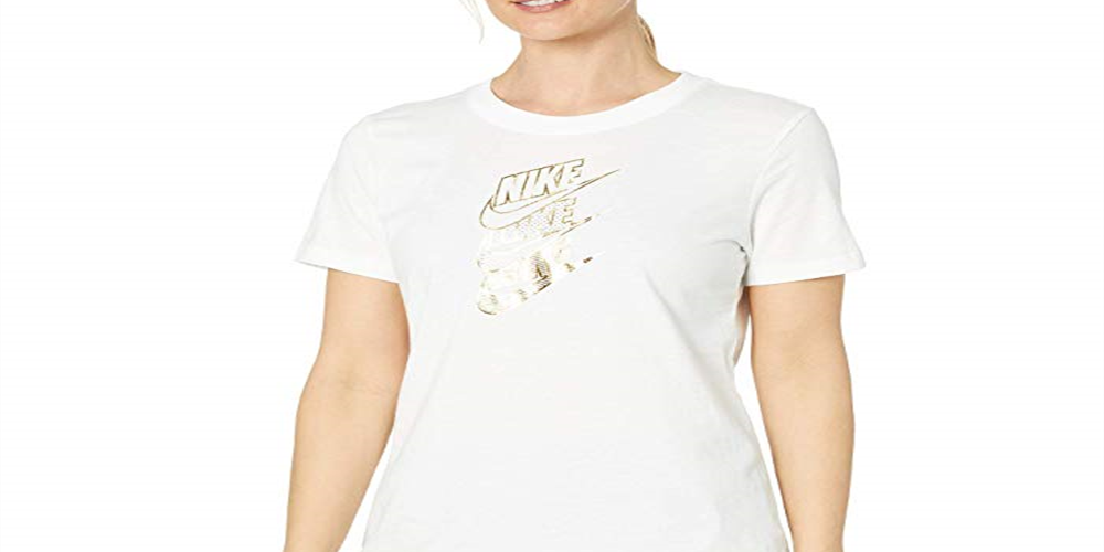 Nike Women's Workout Fitness T-Shirt White Size Small