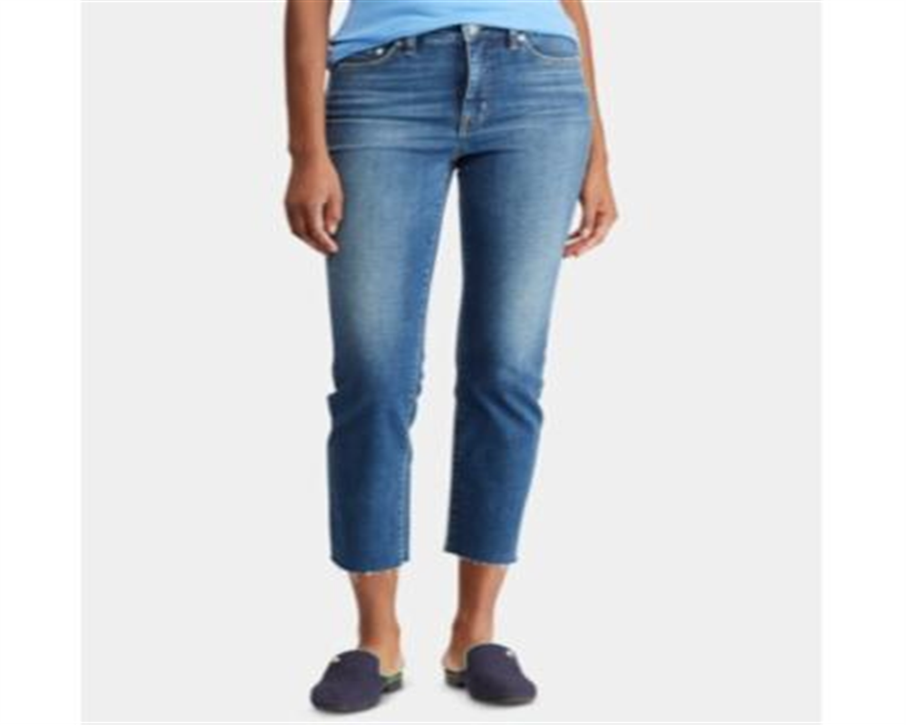Ralph Lauren Women's Denim Straight Leg Jeans Blue Size 4