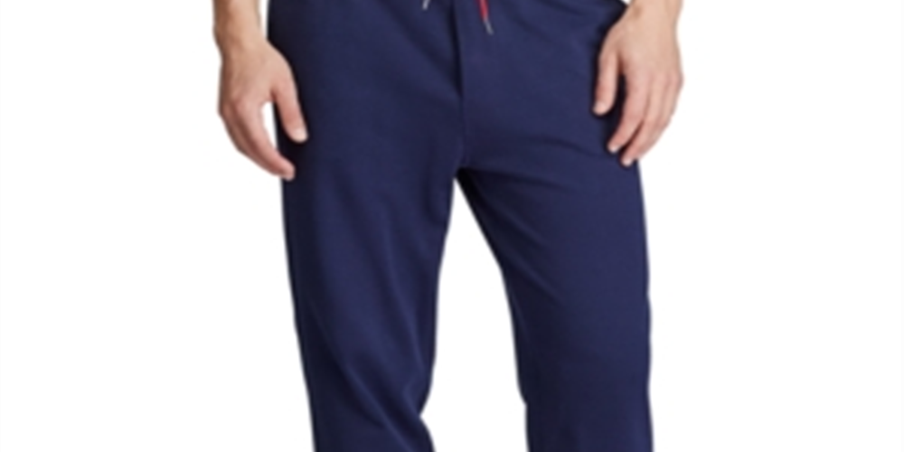 Polo Ralph Lauren Men's Cotton Interlock Track Pants Blue Size X-Large