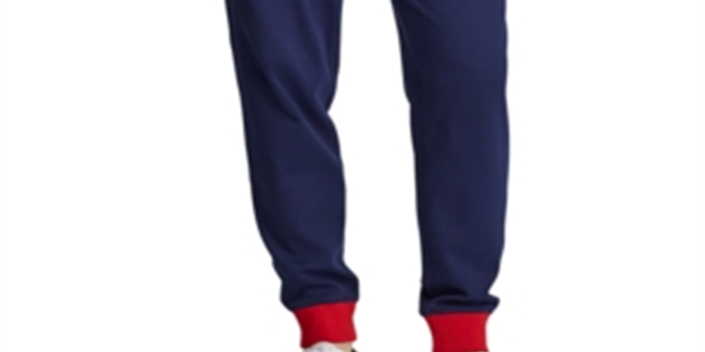 Polo Ralph Lauren Men's Cotton Interlock Track Pants Blue Size X-Large