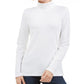 Karen Scott Women's Cotton Turtleneck Top White Size Petite M