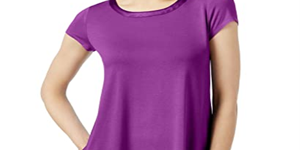 Alfani Women's Top Purple Size Large