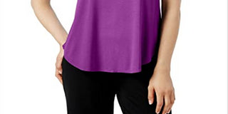 Alfani Women's Top Purple Size Large