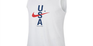 Nike Men's Fitness Workout Tank Top White Size Large