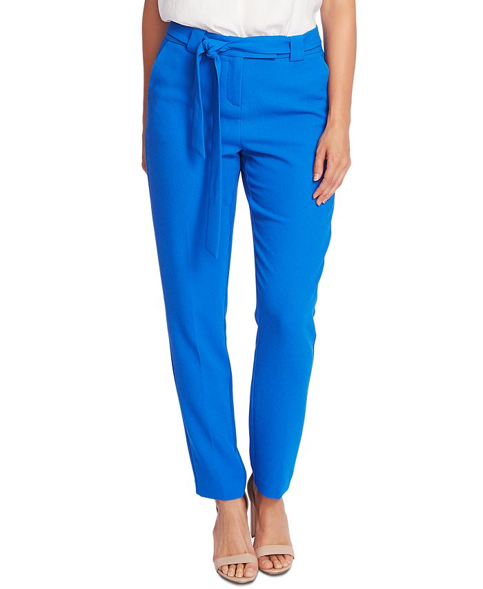 Vince Camuto Women's Zippered Evening Pants Blue Size 14