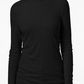 INC Women's Ribbed-Knit Turtleneck  Deep Twilight Blue Size Small