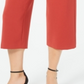 Alfani Women's Sash Belt Cropped Pants Red Size 12
