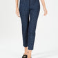 Charter Club Women's Bristol Printed Ankle Jeans Blue Size 8