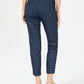 Charter Club Women's Bristol Printed Ankle Jeans Blue Size 8