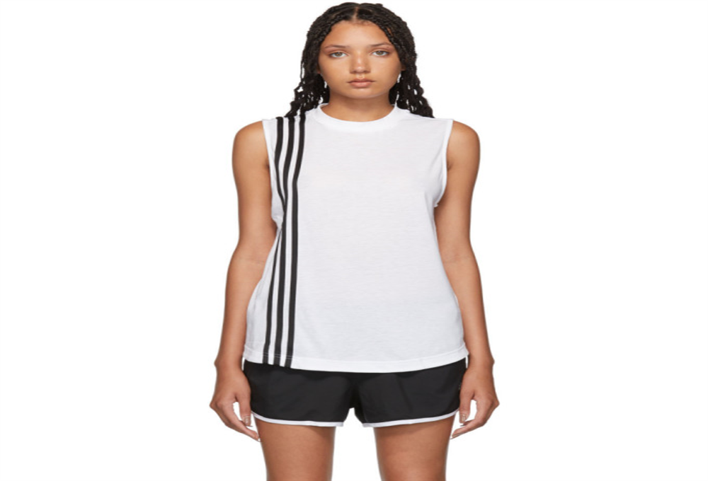 Adidas Women's Must Haves 3 Stripe Tank White Size Small