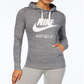 Nike Gym Vintage Women's Hoodie-heather Grey Size Small