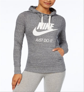 Nike Gym Vintage Women's Hoodie-heather Grey Size Small