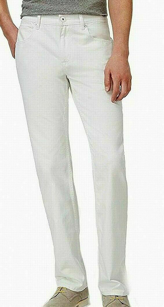 INC Men's Berlin Classic Straight Leg Stretch Jeans White Size 40X30