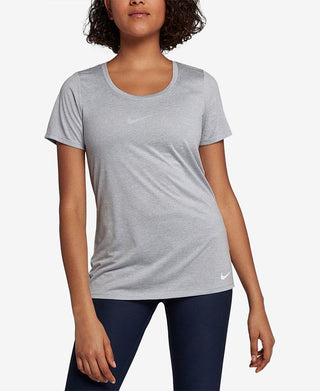 Nike Womens Dri-Fit Yoga T-Shirt Red Size Medium