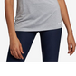 Nike Womens Dri-Fit Yoga T-Shirt Red Size Medium