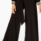 MSK Women's Embellished Jewel Neck Party Wide Leg Jumpsuit Black Size X-Large