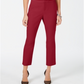 INC International Concepts Women's Cropped Straight Leg Pants Red Size 0