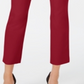INC International Concepts Women's Cropped Straight Leg Pants Red Size 0