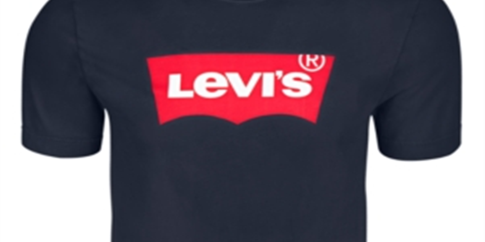 Levi's Men's Batwing Logo T-Shirt Blue Size XL