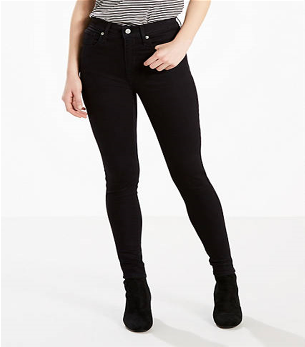 Levi's Women's Mile High Super Skinny Jeans Black Size 26