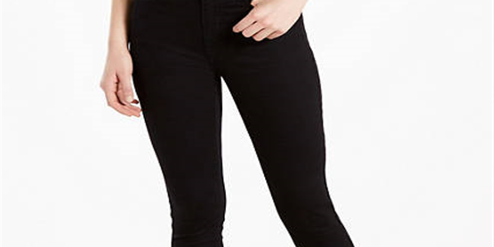 Levi's Women's Mile High Super Skinny Jeans Black Size 26