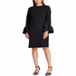 Ralph Lauren Women's Bell Sleeve Dress Red Size 10