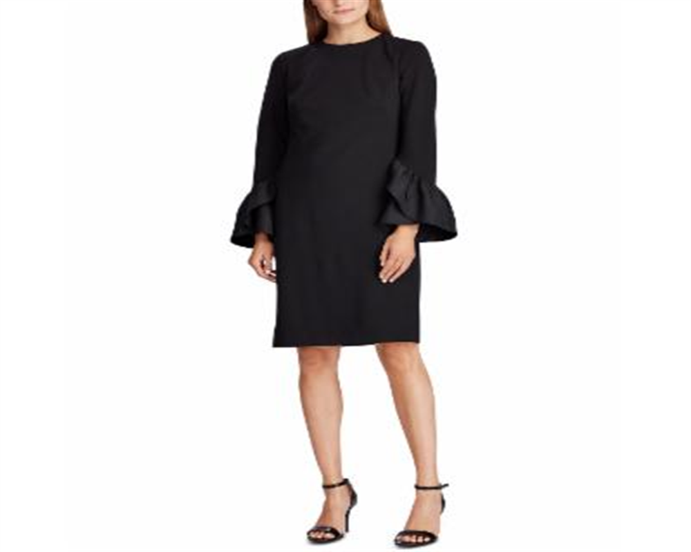 Ralph Lauren Women's Bell Sleeve Dress Red Size 10