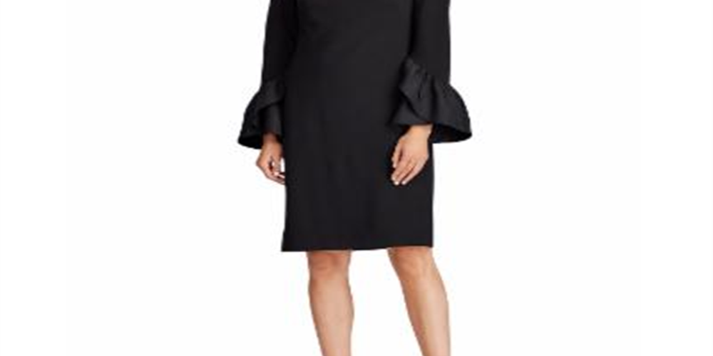 Ralph Lauren Women's Bell Sleeve Dress Red Size 10
