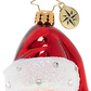 Christopher Radko Hand-Crafted European Glass Christmas Ornament Classic St. Nick Blue Size L