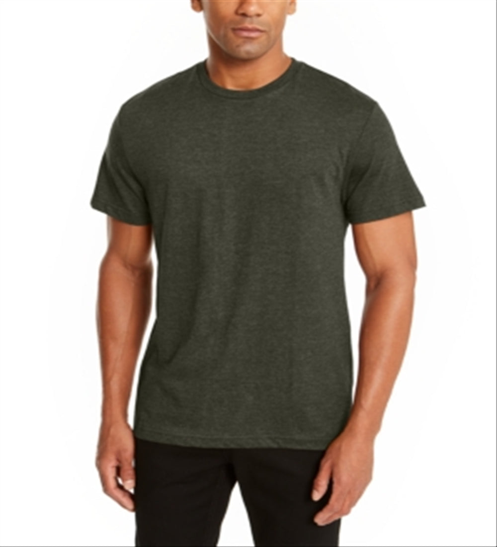 Alfani Men's Crewneck Undershirt Green Size L