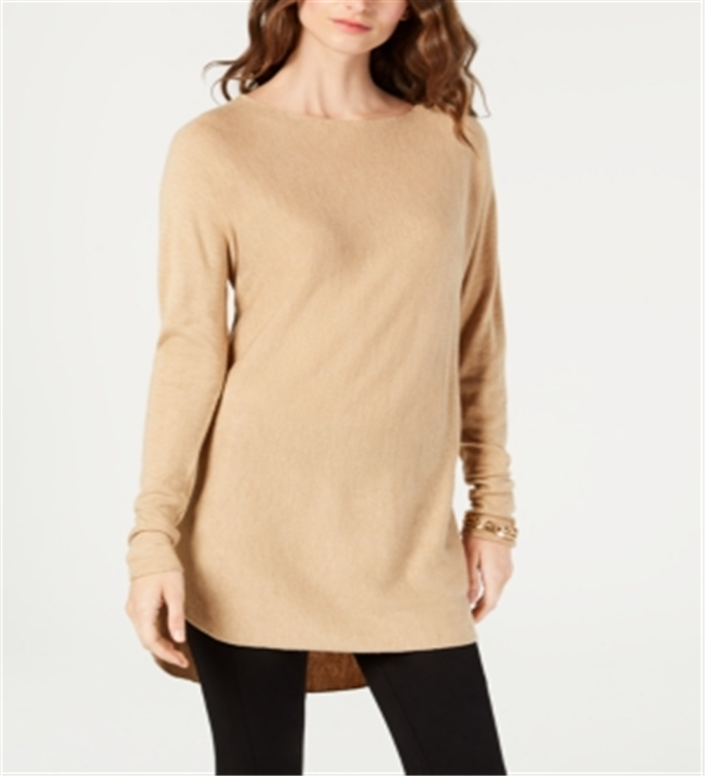 INC International Concepts Women's Shirttail Sweater Yellow Size X-Small