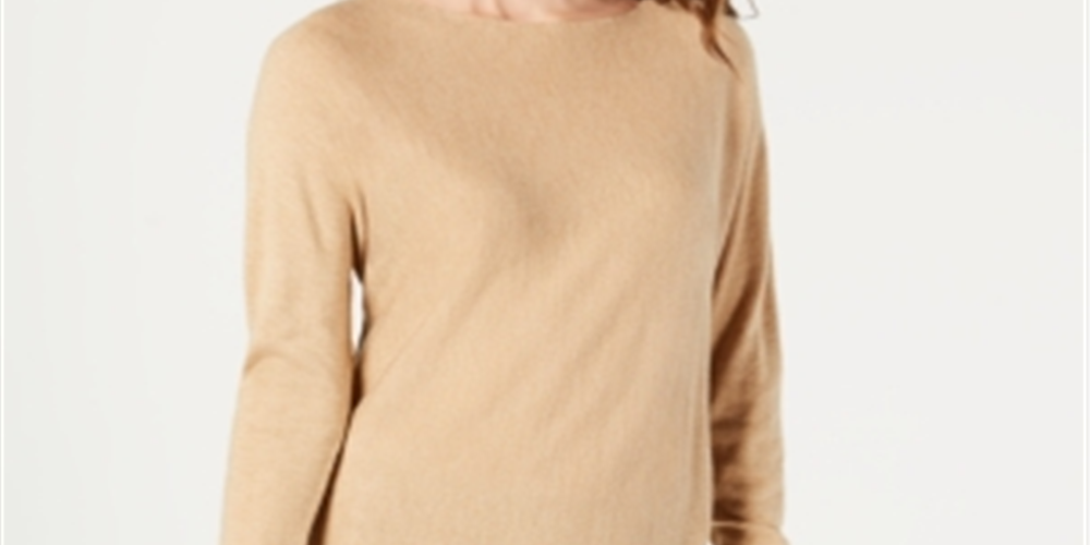 INC International Concepts Women's Shirttail Sweater Yellow Size X-Small