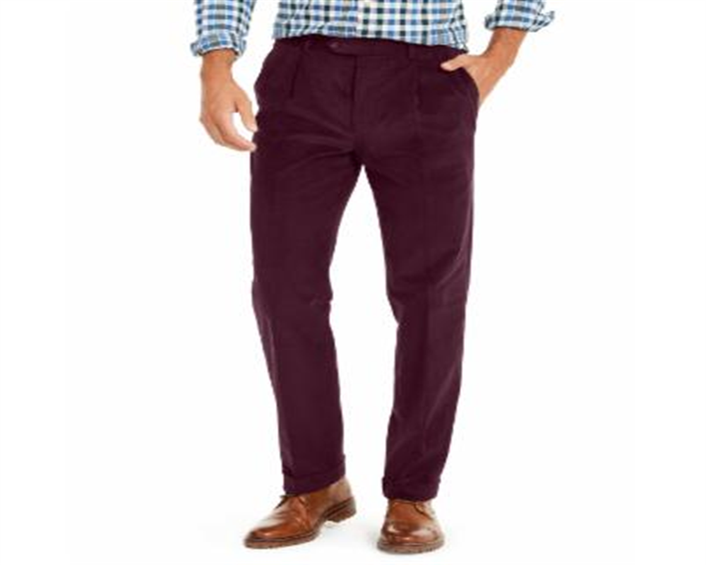 Ralph Lauren Men's Straight Leg Classic Fit Pants Red Size 38X32