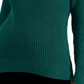 Style & Co Women's Cotton Funnel Neck Sweater Green Size Petite X-Large