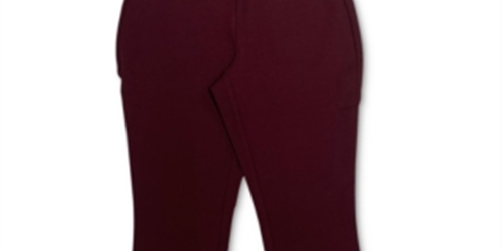 INC International Concepts Women's Stretch Solid Skinny Pants Red Size 8