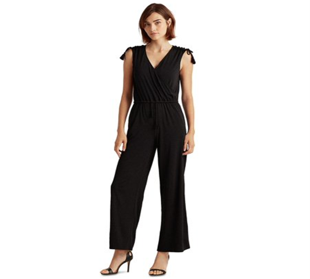 Ralph Lauren Women's Sleeveless Jumpsuit Black Size X-Large