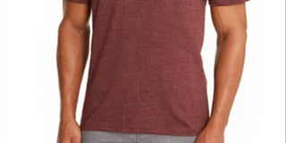 Alfani Men's V Neck Undershirt Burgundy Size 2XL