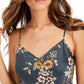 INC Women's Lace Trim Chemise Nightgown Black Size XS