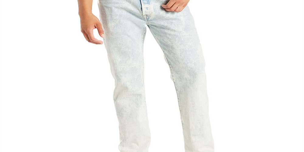 Levi's Men's 501 Original Fit Stretch Jeans Blue Size 31X32