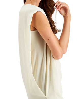 Alfani Women's Solid Sleeveless Jewel Neck Top BlackSize Small