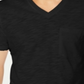 INC International Concepts Men's V Neck Pocket T-Shirt Black Size S