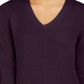 Charter Club Women's V Neck Sweater Purple Size Small